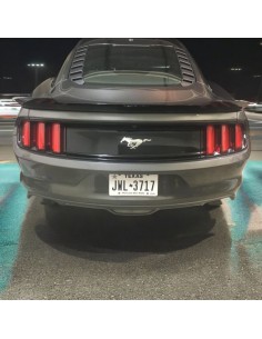 Persianas traseras - Estilo deportivo - Negro mate (MUSTANG Fastback 15-23) 2