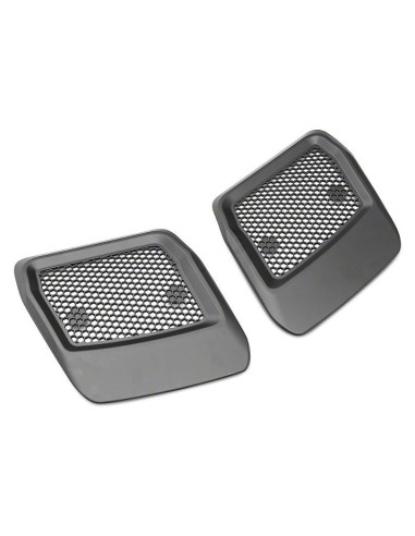 Ventilaciones del capó - Negro mate (MUSTANG 18-23 Ecoboost, GT)