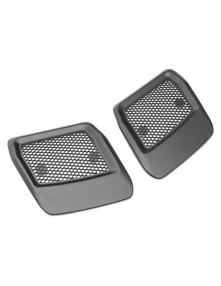 Ventilaciones del capó - Negro mate (MUSTANG 18-23 Ecoboost, GT)