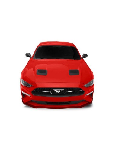 Ventilaciones del capó - Negro mate (MUSTANG 18-23 Ecoboost, GT)