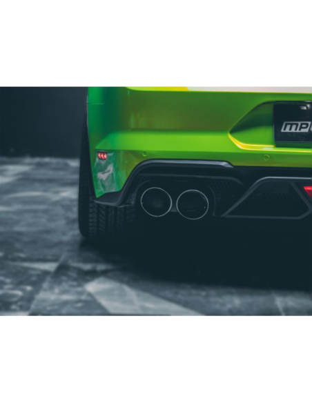 Quad Exhaust Tips for the MP Concepts GT500-styled Rear Diffuser (MUSTANG 18-23 GT Premium, EcoBoost Premium)