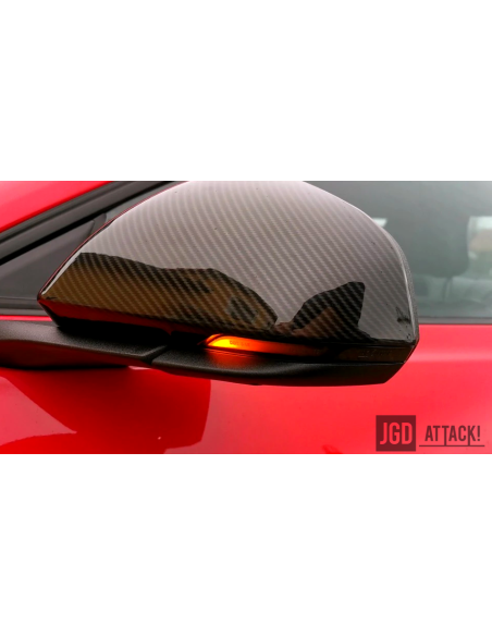 Juego de luces LED intermitentes secuenciales para espejo retrovisor (MUSTANG 15-23)