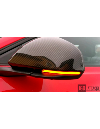 Juego de luces LED intermitentes secuenciales para espejo retrovisor (MUSTANG 15-23)