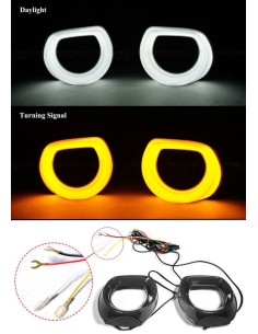 Rejilla superior LED HALO - Estilo MACH1 (MUSTANG 21-23 MACH1)