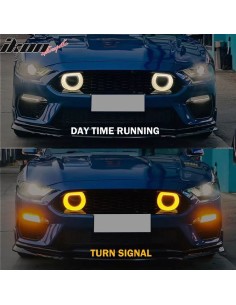 Rejilla superior LED HALO - Estilo MACH1 (MUSTANG 21-23 MACH1) 2