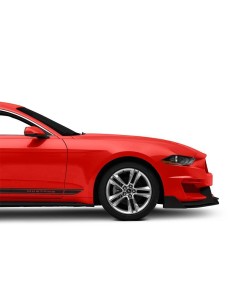 Parachoques delantero estilo GT350 + luces direccionales LED/DRL (MUSTANG 18-23 EcoBoost, GT)