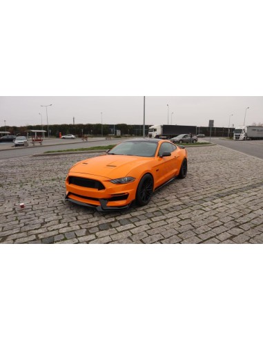 Front Bumper - GT350 Style + Turn Signals LED/DRL (MUSTANG 18-23 EcoBoost, GT)