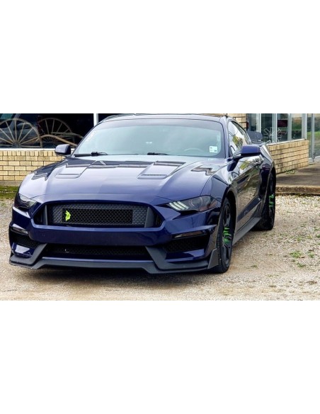 Front Bumper - GT350 Style + Turn Signals LED/DRL (MUSTANG 18-23 EcoBoost, GT)