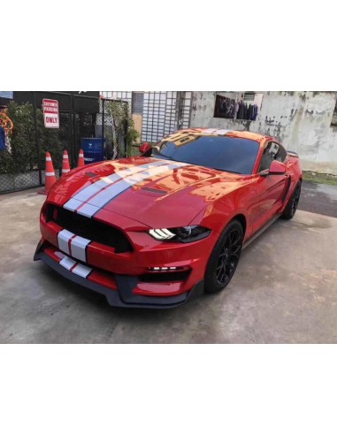 Front Bumper - GT350 Style + Turn Signals LED/DRL (MUSTANG 18-23 EcoBoost, GT)