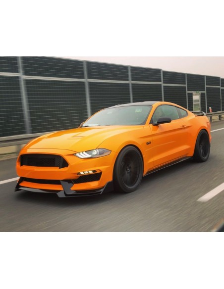 Front Bumper - GT350 Style + Turn Signals LED/DRL (MUSTANG 18-23 EcoBoost, GT)