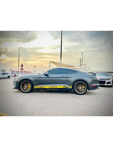 Side Skirts - Sport Rocker Panels (MUSTANG 15-23 GT, EcoBoost, V6)