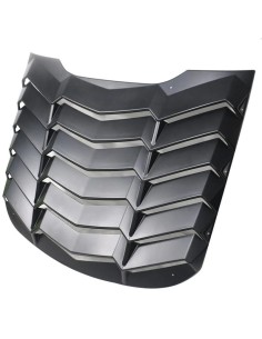 Persianas traseras estilo LV, negro mate (MUSTANG Fastback 15-23)