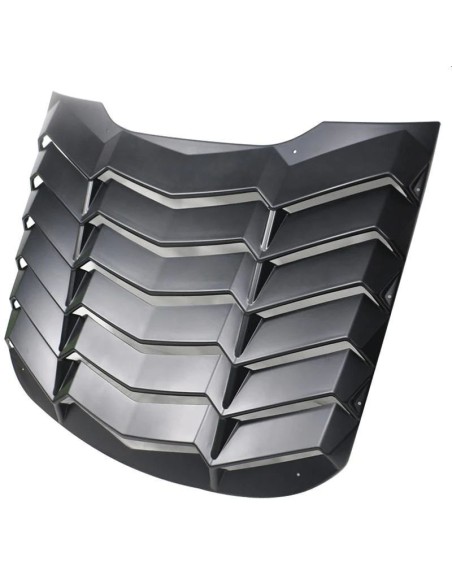 Persianas traseras estilo LV, negro mate (MUSTANG Fastback 15-23)