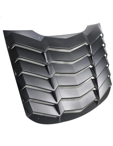 Persianas traseras estilo LV, negro mate (MUSTANG Fastback 15-23)