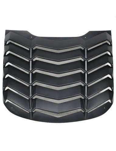 Persianas traseras estilo LV, negro mate (MUSTANG Fastback 15-23)