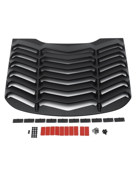 Persianas traseras estilo LV, negro mate (MUSTANG Fastback 15-23)