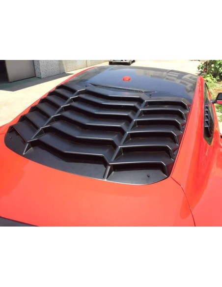 Persianas traseras estilo LV, negro mate (MUSTANG Fastback 15-23)