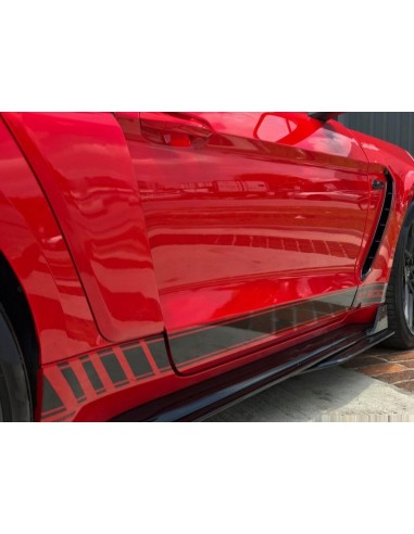 Faldones laterales - Extensión - Estilo GT500 (MUSTANG 15-23 Ecoboost, V6, GT)