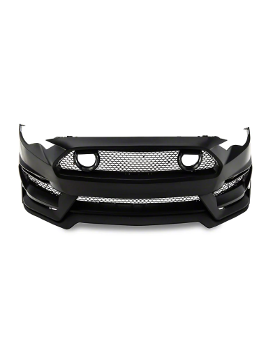 Parachoques delantero estilo MACH1 + luces direccionales LED/DRL (MUSTANG 18-23 EcoBoost, GT)