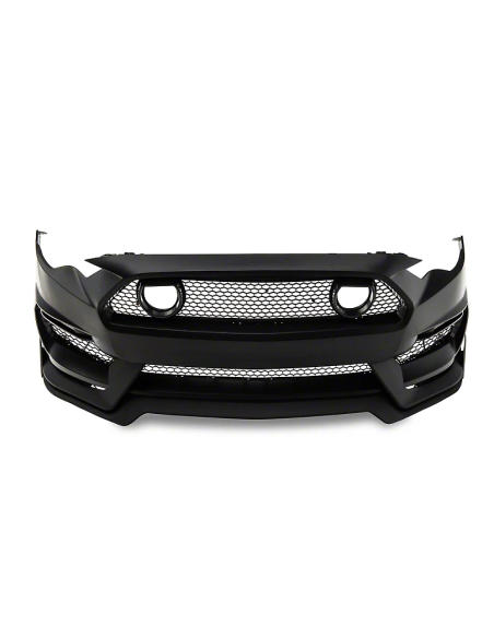 Parachoques delantero estilo MACH1 + luces direccionales LED/DRL (MUSTANG 18-23 EcoBoost, GT)