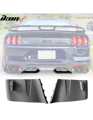 Rear Valance Aero Foil Kit (MUSTANG 18-23 GT, 19-23 Ecoboost w/ Active Exhaust)