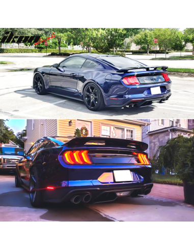 Rear Valance Aero Foil Kit (MUSTANG 18-23 GT, 19-23 Ecoboost w/ Active Exhaust)