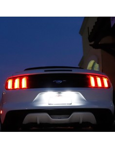 Juego de luces LED para matrícula (MUSTANG 15-23)