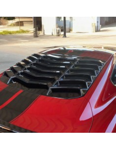 Persianas traseras estilo LV, negro brillante (MUSTANG Fastback 15-23) 2