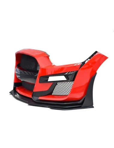 Parachoques delantero estilo GT500 - IkonMotorsports (MUSTANG 15-17 EcoBoost, V6, GT)