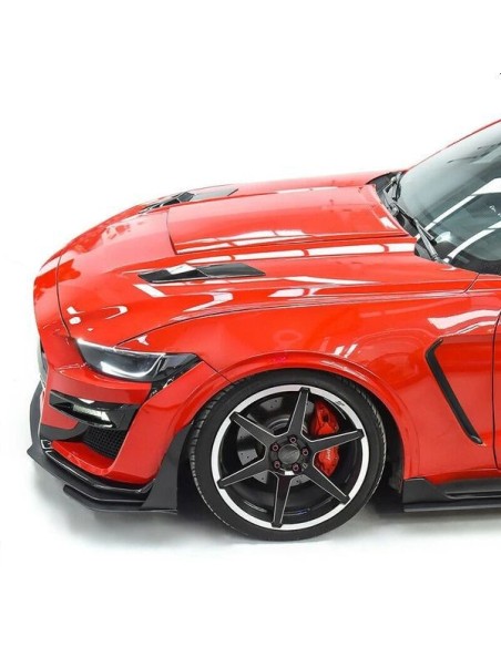 Parachoques delantero estilo GT500 - IkonMotorsports (MUSTANG 15-17 EcoBoost, V6, GT)