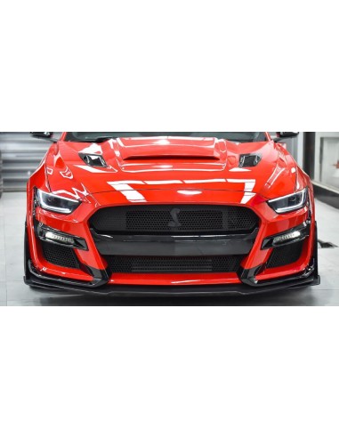 Parachoques delantero estilo GT500 - IkonMotorsports (MUSTANG 15-17 EcoBoost, V6, GT)