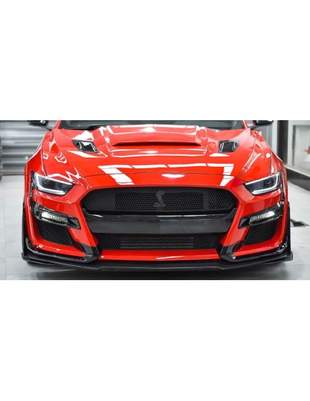 Parachoques delantero estilo GT500 - IkonMotorsports (MUSTANG 15-17 EcoBoost, V6, GT)