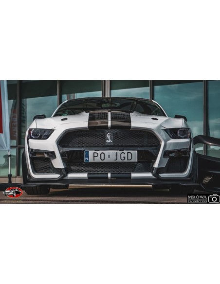 Parachoques delantero estilo GT500 - IkonMotorsports (MUSTANG 15-17 EcoBoost, V6, GT)