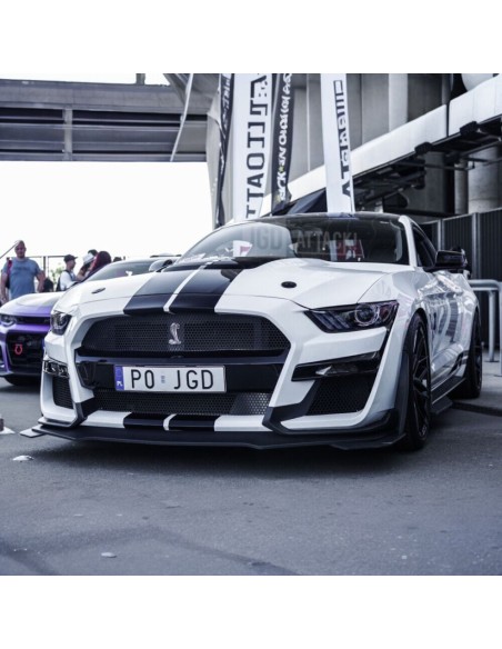 Parachoques delantero estilo GT500 - IkonMotorsports (MUSTANG 15-17 EcoBoost, V6, GT)