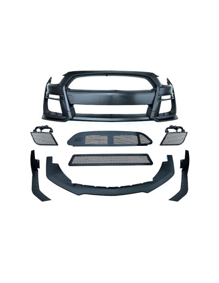Parachoques delantero estilo GT500 - Sin pintar (MUSTANG 15-17 EcoBoost, V6, GT)
