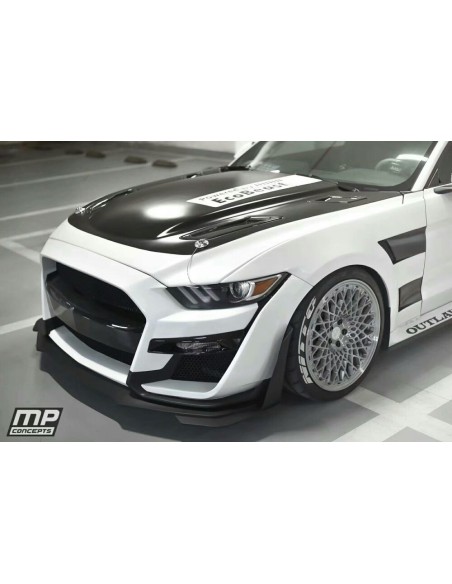 Parachoques delantero estilo GT500 - Sin pintar (MUSTANG 15-17 EcoBoost, V6, GT)