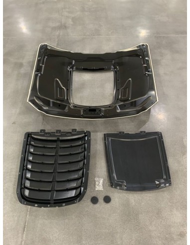 Capó de aluminio - Estilo GT500 1:1 - Ikon (MUSTANG 15-17 V6, GT, Ecoboost)