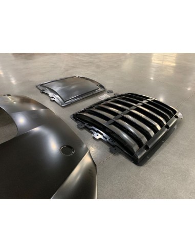 Capó de aluminio - Estilo GT500 1:1 - Ikon (MUSTANG 15-17 V6, GT, Ecoboost)