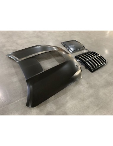 Capó de aluminio - Estilo GT500 1:1 - Ikon (MUSTANG 15-17 V6, GT, Ecoboost)