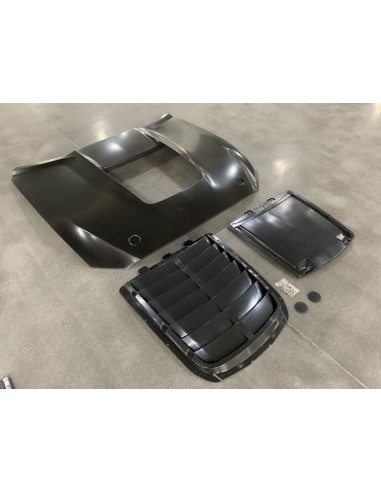 Capó de aluminio - Estilo GT500 1:1 - Ikon (MUSTANG 15-17 V6, GT, Ecoboost)