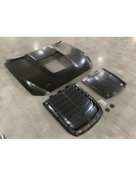 Capó de aluminio - Estilo GT500 1:1 - Ikon (MUSTANG 15-17 V6, GT, Ecoboost)