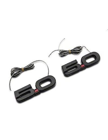 Emblemas LED para guardabarros 5.0 (MUSTANG 11-22)