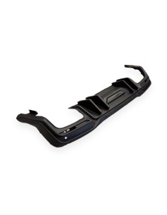 Difusor trasero con aletas - Negro mate (MUSTANG 24-25)