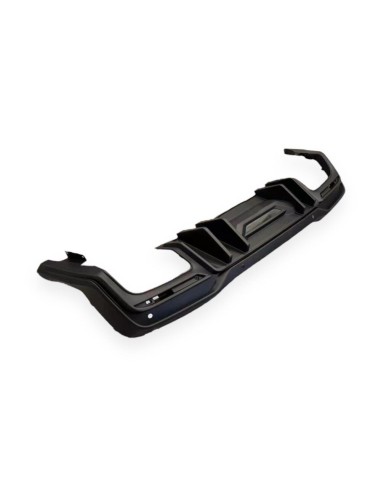 Difusor trasero con aletas - Negro mate (MUSTANG 24-25)