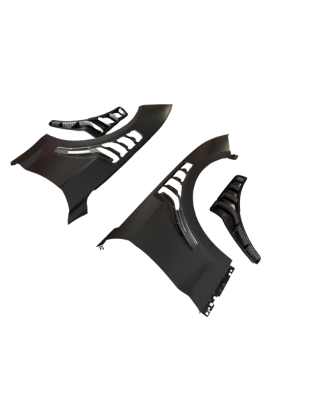 Guardabarros de aluminio - Estilo GT500 (MUSTANG 18-23 GT, Ecoboost)