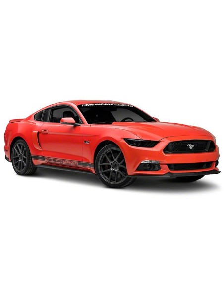 Tomas de aire en las ventanillas laterales - Negro brillante (MUSTANG Fastback 15-23)