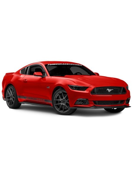 Tomas de aire en ventanillas laterales abiertas - Negro brillante (MUSTANG Fastback 15-23)