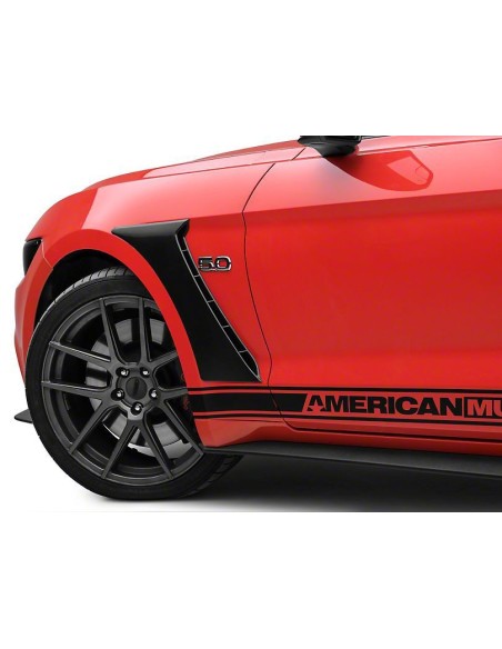 Tomas de aire para guardabarros delantero - Estilo GT350 (MUSTANG 15-23 Ecoboost, V6, GT)