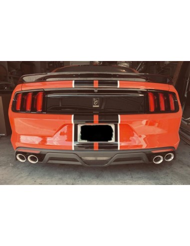 Quad Exhaust Tips for the MP Concepts GT350 Style Rear Diffuser (MUSTANG 15-17 GT Premium, EcoBoost Premium)