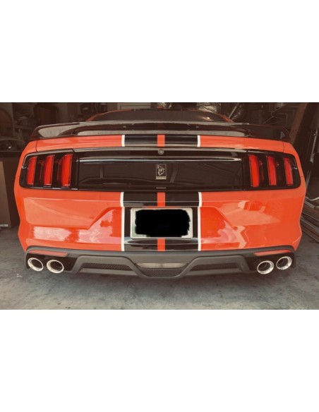 Quad Exhaust Tips for the MP Concepts GT350 Style Rear Diffuser (MUSTANG 15-17 GT Premium, EcoBoost Premium)